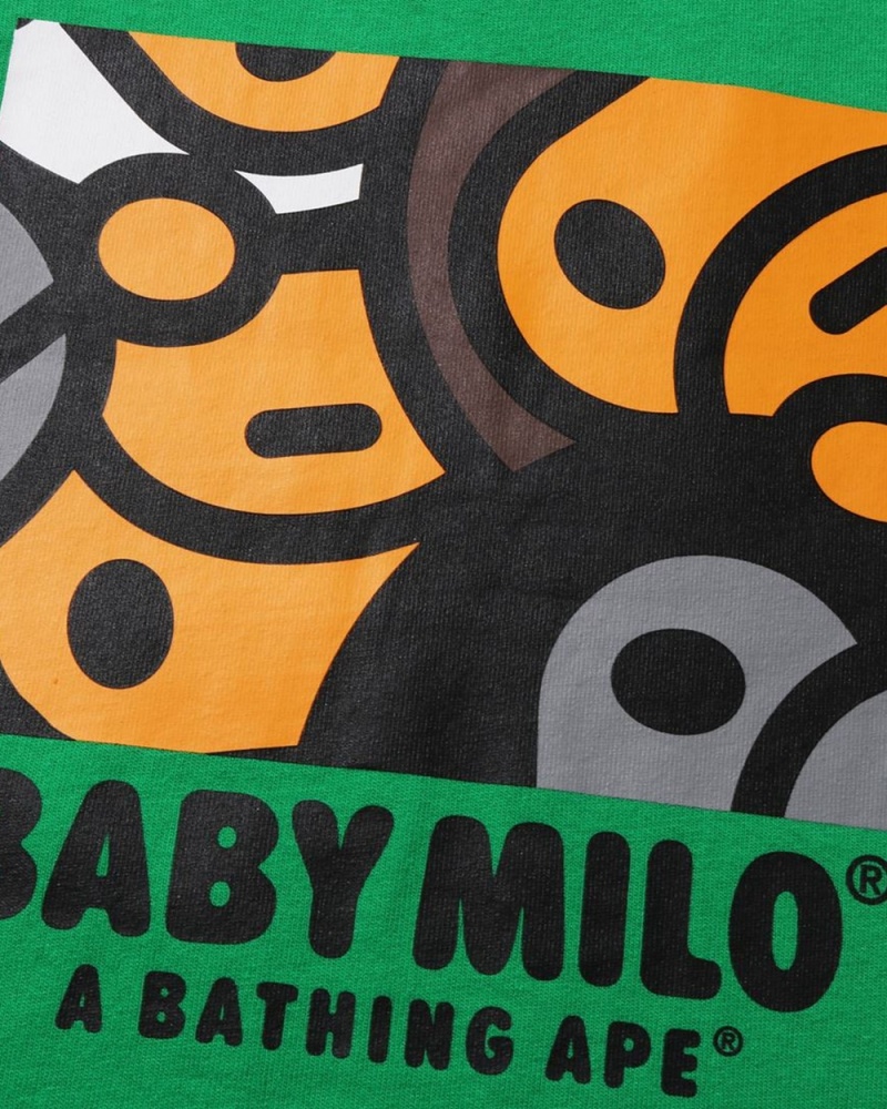 Hauts Bape All Baby Milo Mix L/S Menthe Enfant | BTV-92780638